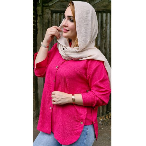 مانتو کراش بغل دکمه