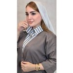 شومیز لینن یقه راه راه - مانتو پاتریس رشت