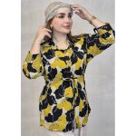شومیز کریشه گل درشت - مانتو پاتریس رشت