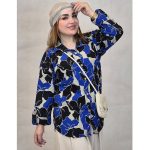 شومیز کریشه گل درشت - مانتو پاتریس رشت