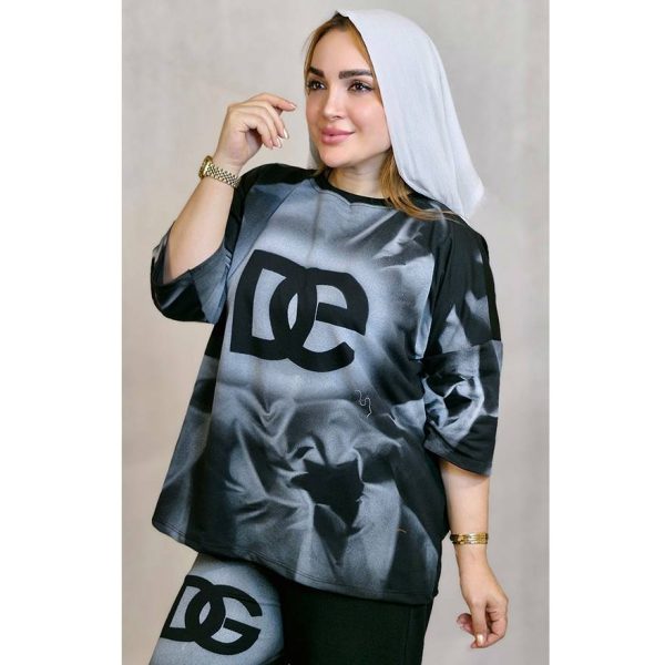 ست تیشرت شلوار چاپ پیسوله