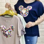 تیشرت نخی پولکی