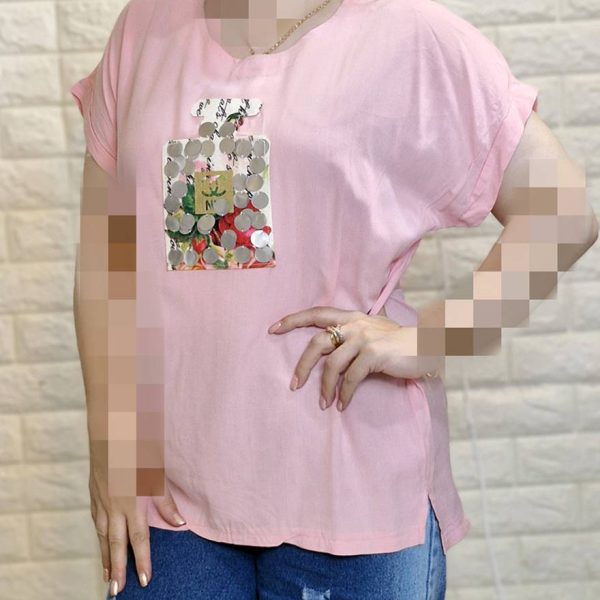 تیشرت نخی پولکی