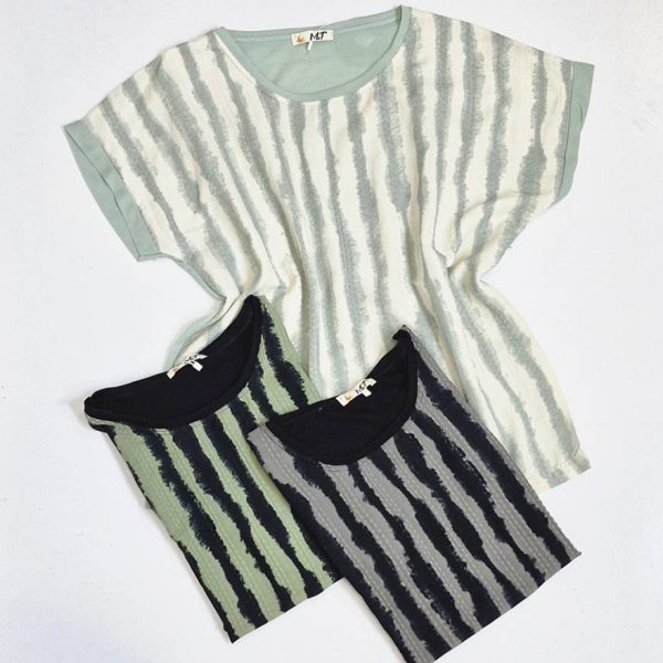 تیشرت نخی راه راه - مانتو پاتریس رشت