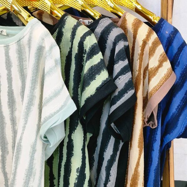 تیشرت نخی راه راه - مانتو پاتریس رشت