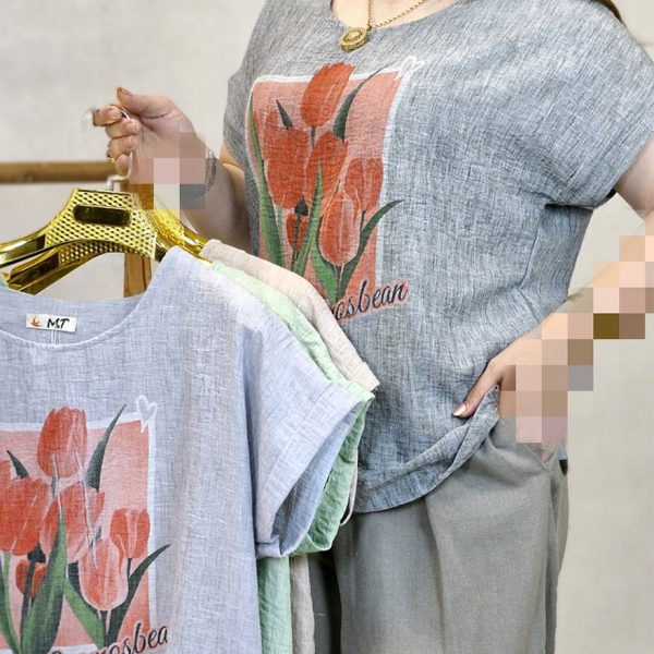 تیشرت لینن لاله - مانتو پاتریس رشت