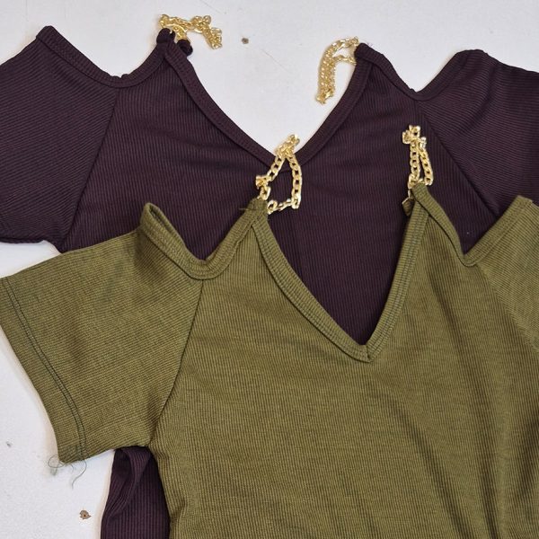 تیشرت بند زنجیری - مانتو پاتریس رشت