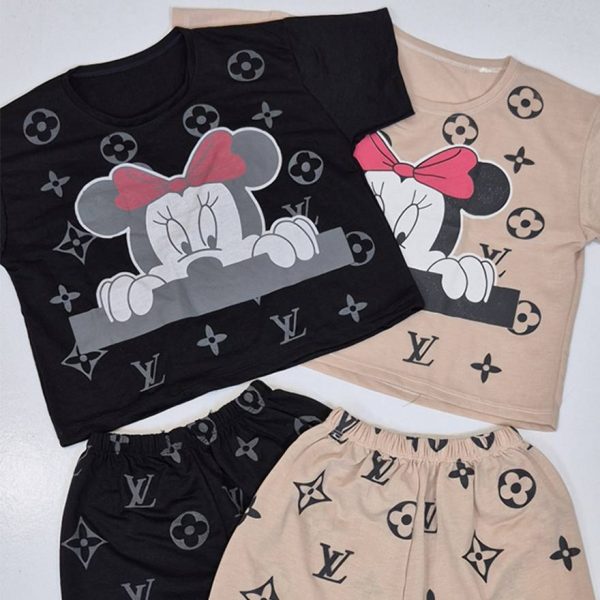 ست تیشرت شورتک مینی موس