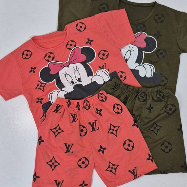 ست تیشرت شورتک مینی موس