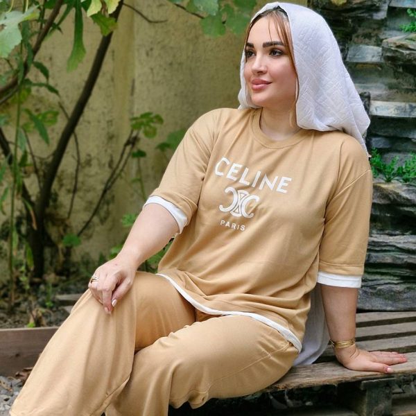 ست تیشرت شلوار سلین