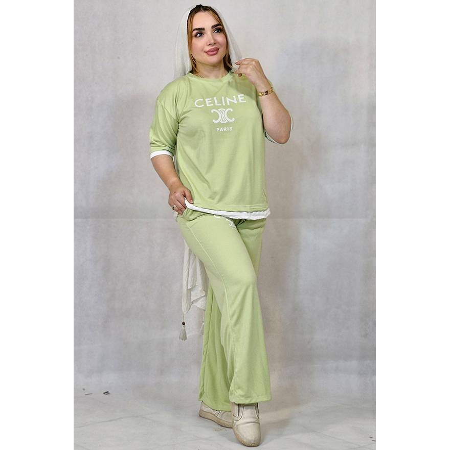 ست تیشرت شلوار سلین