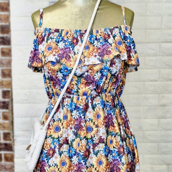 پیراهن ساحلی گلدار - مانتو پاتریس رشت