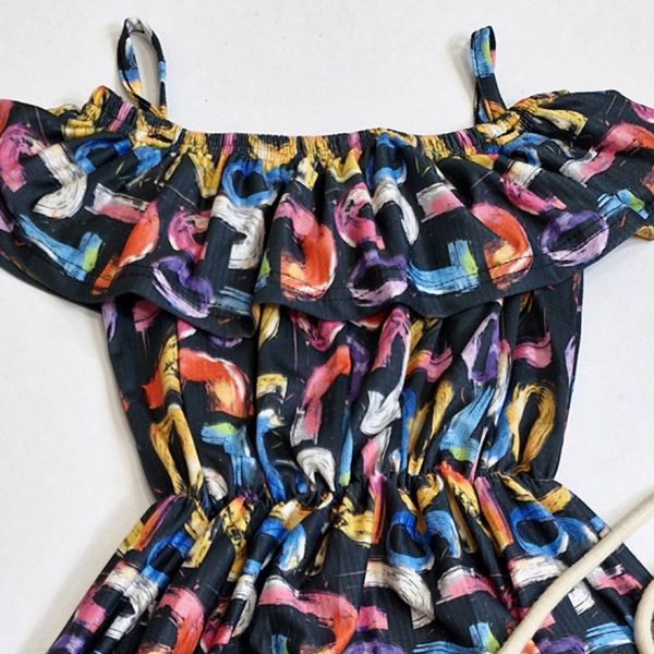 پیراهن ساحلی گلدار - مانتو پاتریس رشت