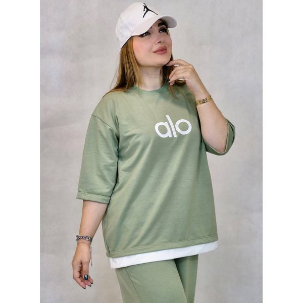 ست تیشرت شلوار الو -