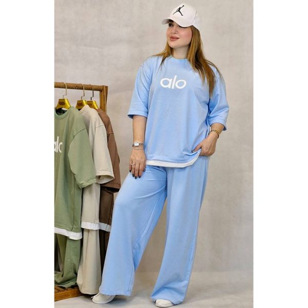 ست تیشرت شلوار الو -