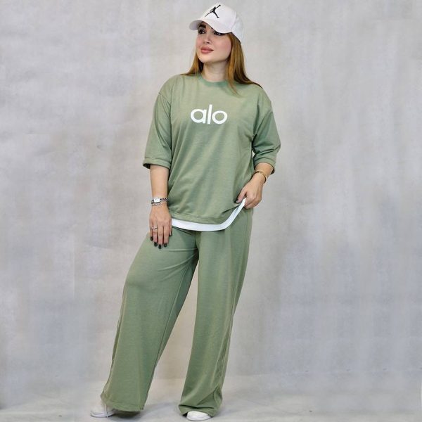 32300427-5 ست تیشرت شلوار الو -