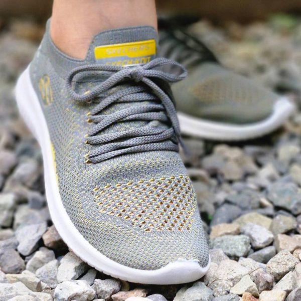 کتونی اسکیچرز طوسی زرد - مانتو پاتریس رشت