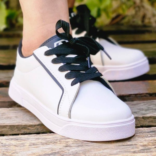 کتونی ونس سفید مشکی - مانتو پاتریس رشت