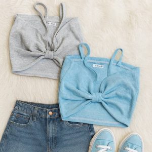 تاپ کراپ پاپیونی دخترانه فانریپ