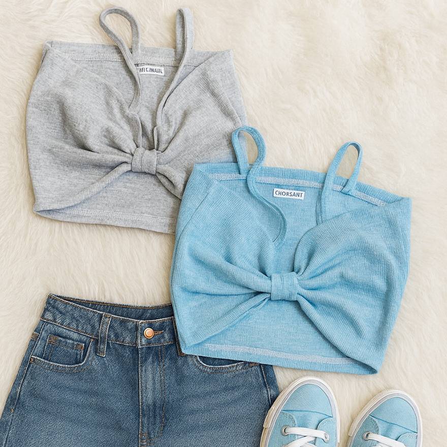 تاپ کراپ پاپیونی دخترانه فانریپ