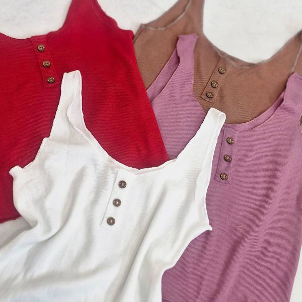 تاپ حلقه ای 3 دکمه - مانتو پاتریس رشت