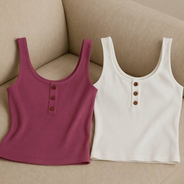 تاپ حلقه ای 3 دکمه - مانتو پاتریس رشت