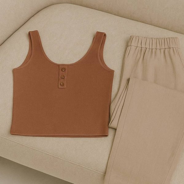 تاپ حلقه ای 3 دکمه - مانتو پاتریس رشت