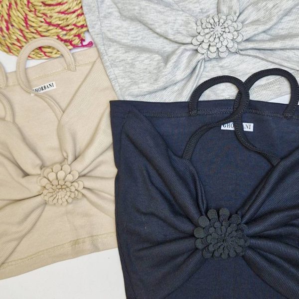 تاپ کراپ بندی گلدار - مانتو پاتریس رشت