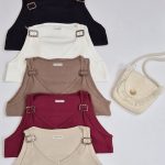 تاپ بیسکوییتی سگک دار