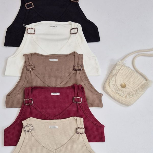 تاپ بیسکوییتی سگک دار