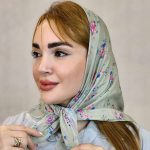 مینی اسکارف گلدار نخی - مانتو پاتریس رشت
