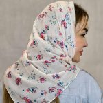 مینی اسکارف گلدار نخی - مانتو پاتریس رشت