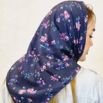 مینی اسکارف گلدار نخی - مانتو پاتریس رشت