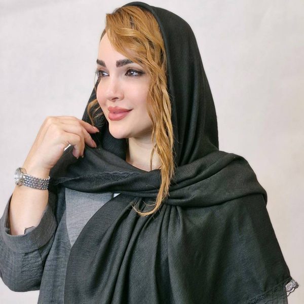 روسری اسلپ تور مشکی - مانتو پاتریس رشت