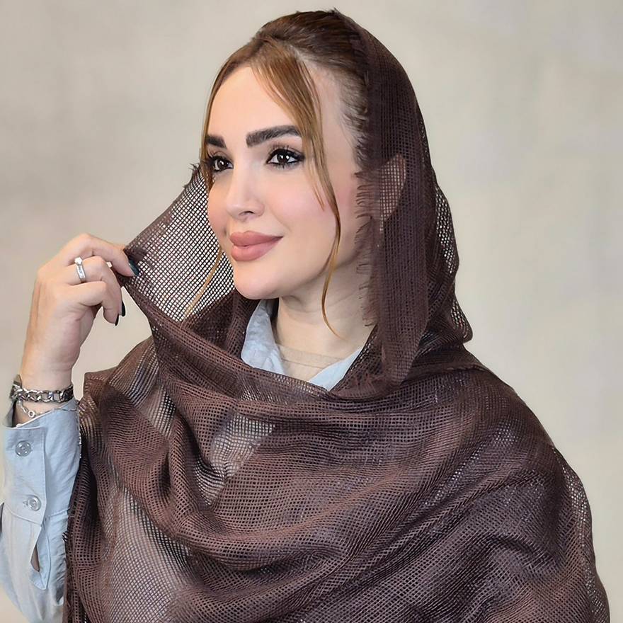 شال حصیری رنگی - مانتو پاتریس رشت