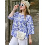 شومیز آبرنگی تک جیب - مانتو پاتریس رشت