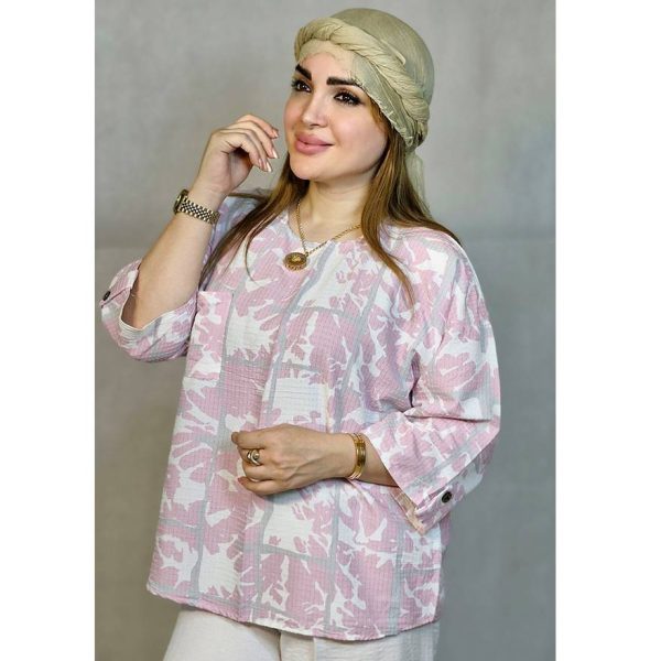 شومیز آبرنگی تک جیب - مانتو پاتریس رشت