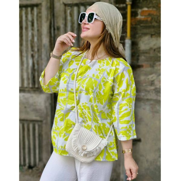 شومیز آبرنگی تک جیب - مانتو پاتریس رشت