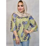 بلوز بیسکوییتی طرحدار - مانتو پاتریس رشت