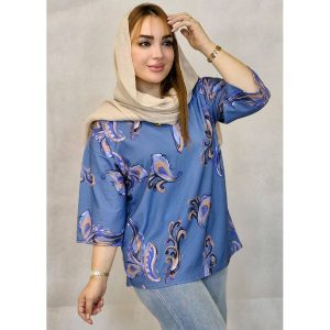 بلوز بیسکوییتی طرحدار - مانتو پاتریس رشت