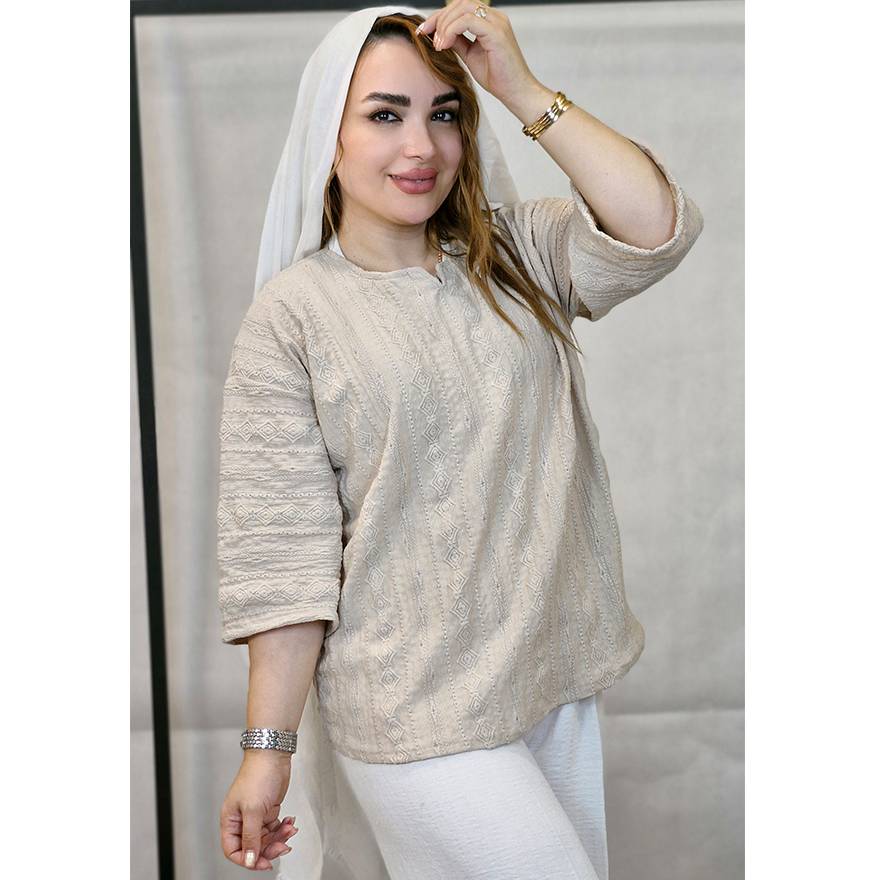 تونیک جلوبسته کوبایی- مانتو پاتریس رشت