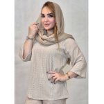 شومیز جلوبسته کوبایی