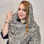 شال منگوله ای طرحدار - مانتو پاتریس رشت