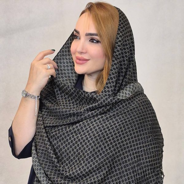 شال منگوله ای طرحدار - مانتو پاتریس رشت