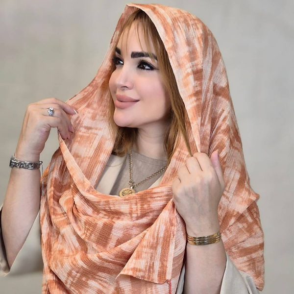 شال پلیسه آبرنگی - مانتو پاتریس رشت