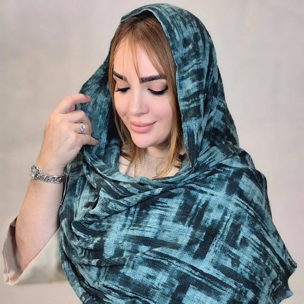 شال پلیسه آبرنگی - مانتو پاتریس رشت