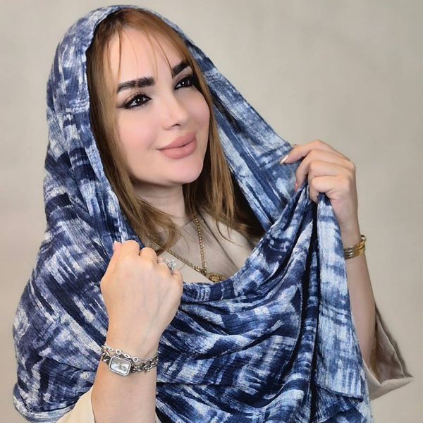 شال پلیسه آبرنگی - مانتو پاتریس رشت