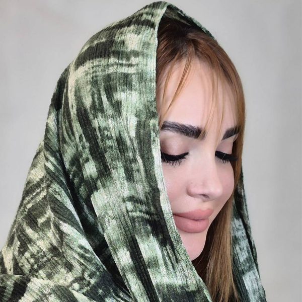 شال پلیسه آبرنگی - مانتو پاتریس رشت