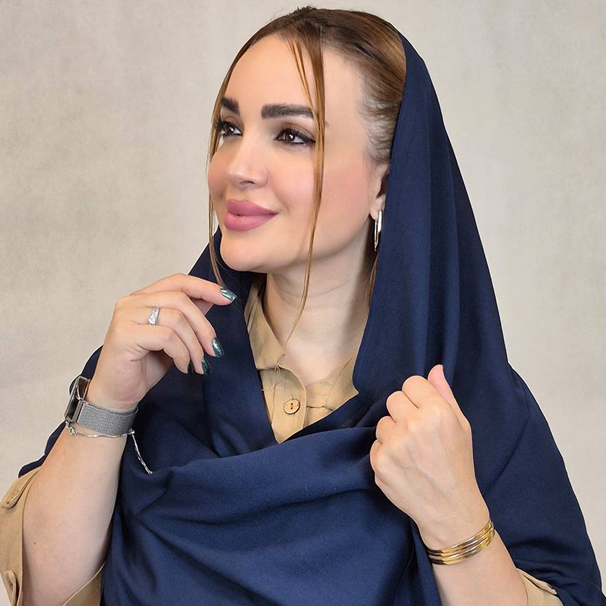 شال نخی رنگی - مانتو پاتریس رشت