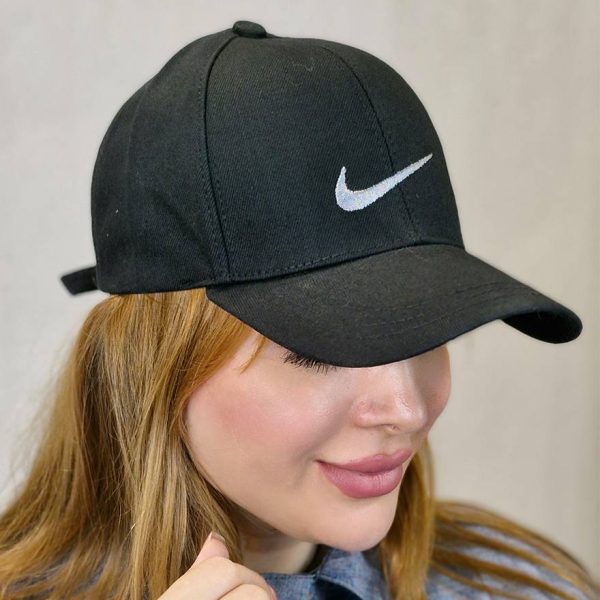 35800406-1 (2) کلاه گلدوزی نایک مشکی - مانتو پاتریس رشت